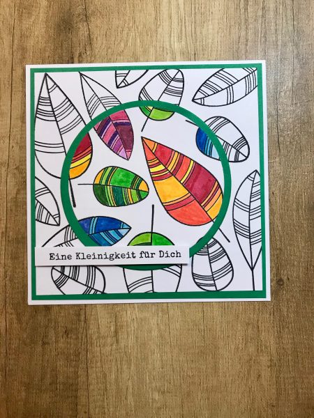 Karten-Kunst Clear Stamps KK-0151 - Scribble Leaves / Moderne Blätter