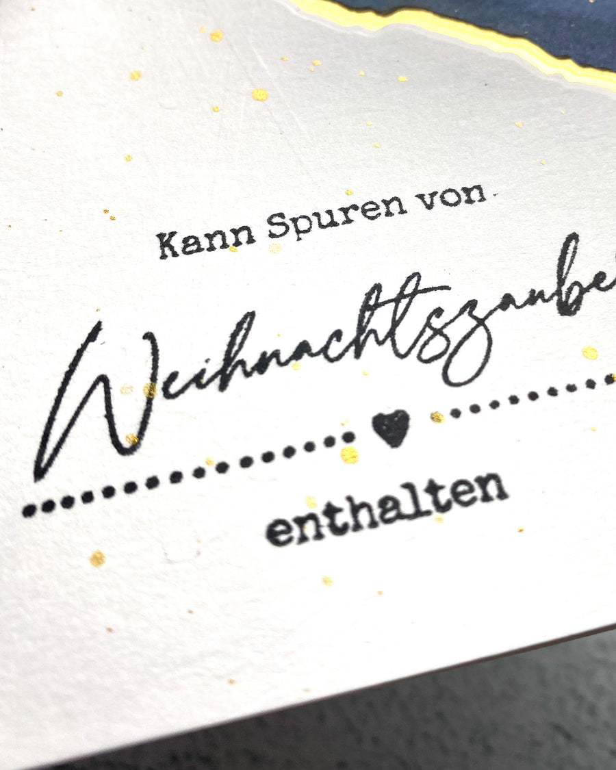 Karten-Kunst Clear Stamps KK-0310 - Spuren von Weihnachten