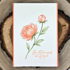 Karten-Kunst Clear Stamps KK-0301 - Elegante Pfingstrose