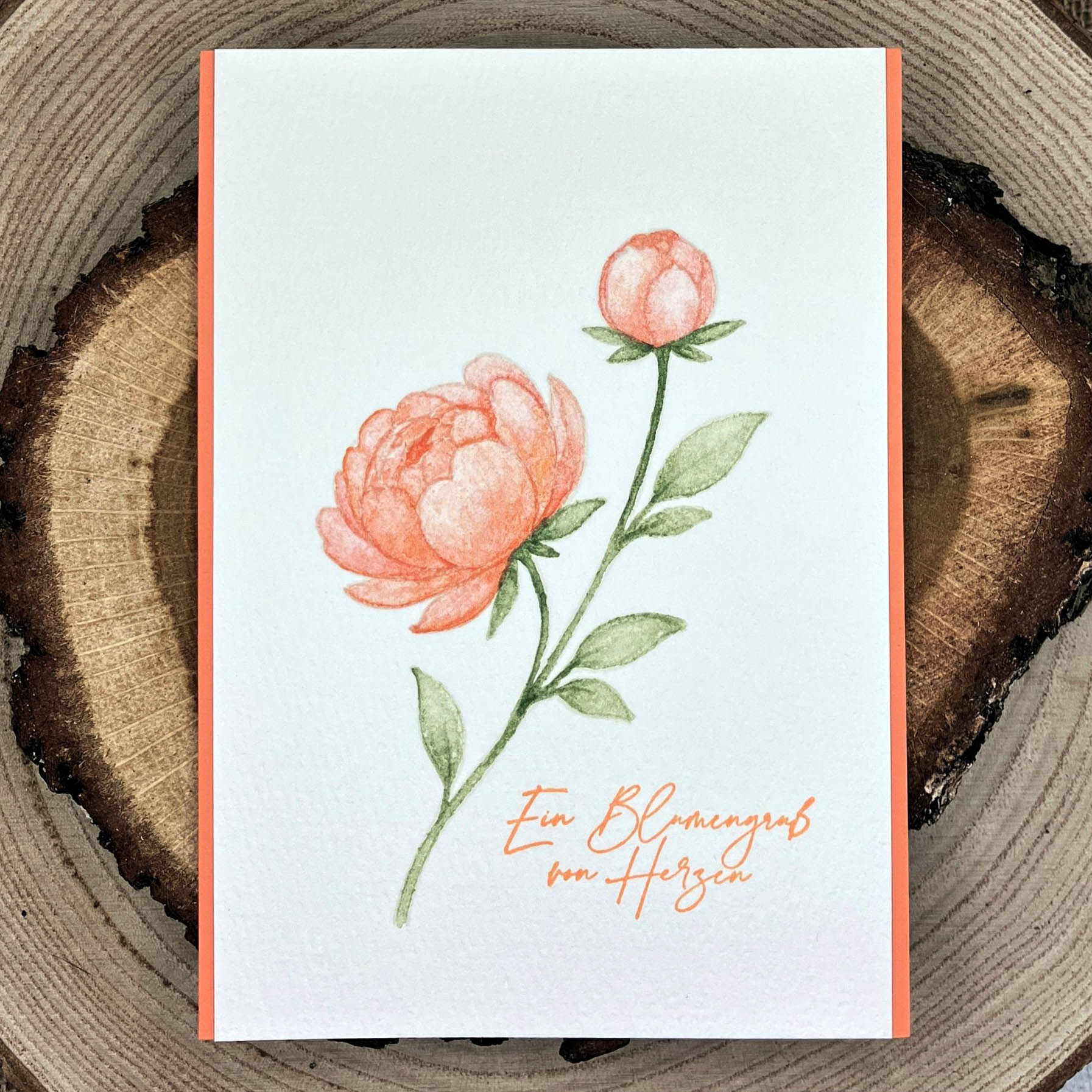 Karten-Kunst Clear Stamps KK-0301 - Elegante Pfingstrose
