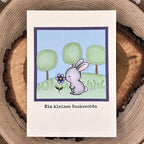Karten-Kunst Clear Stamps KK-0300 - Tierische Blumengrüße