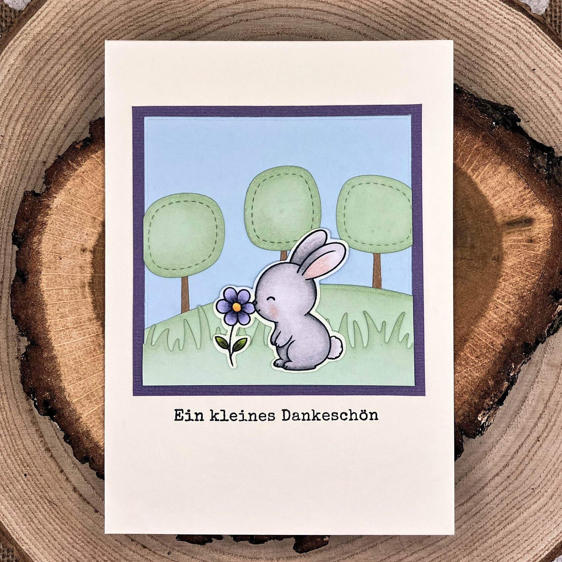 Karten-Kunst Clear Stamps KK-0300 - Tierische Blumengrüße