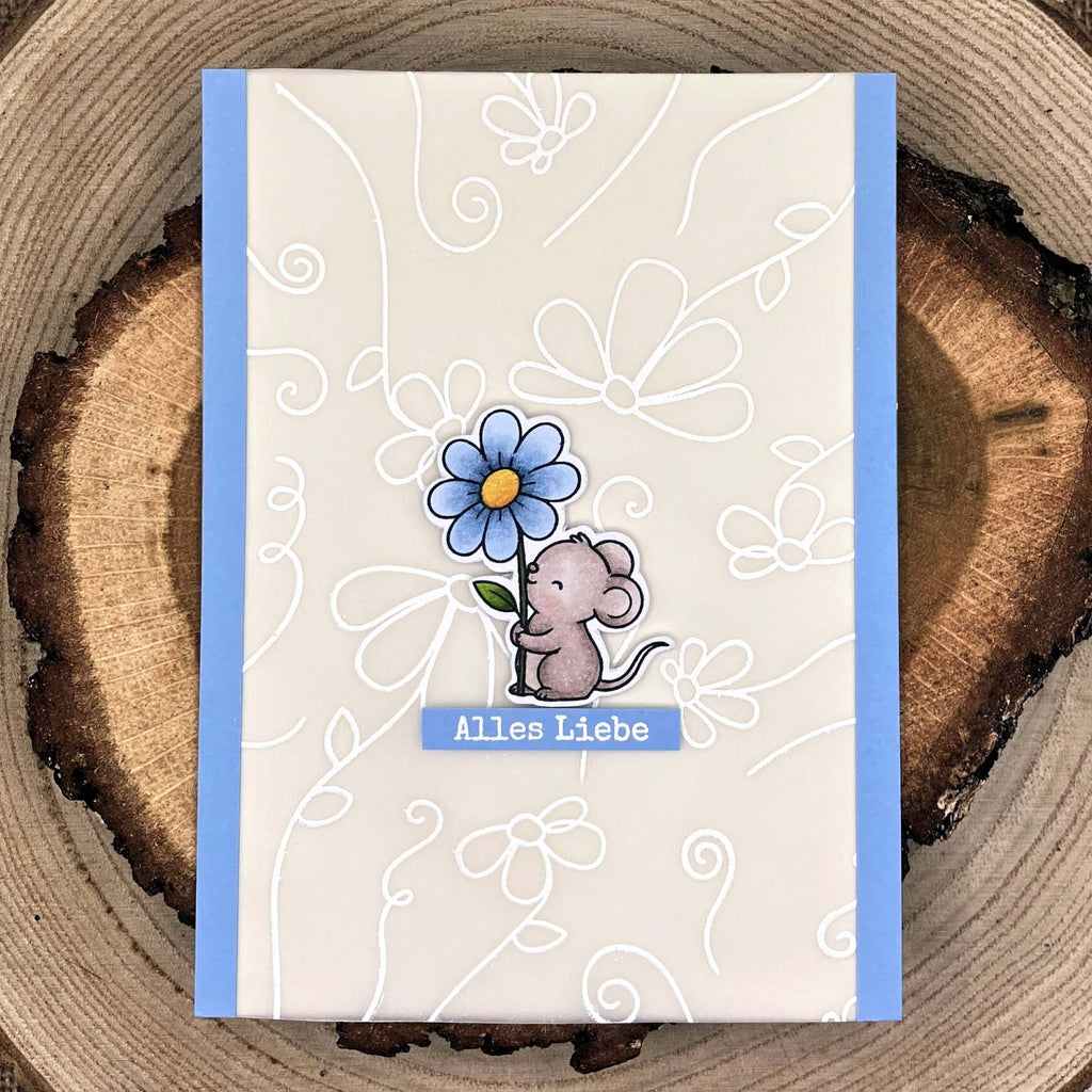 Karten-Kunst Clear Stamps KK-0128 - Gänseblümchen / Scribble Daisies