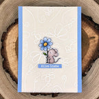 Karten-Kunst Clear Stamps KK-0128 - Gänseblümchen / Scribble Daisies