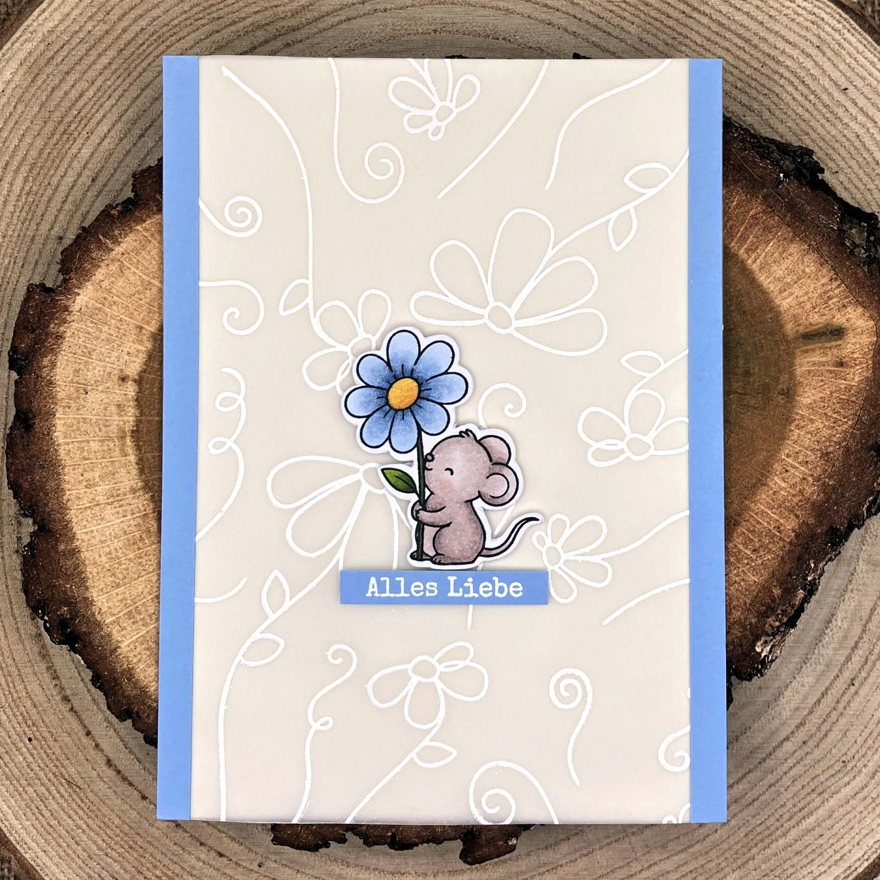 Karten-Kunst Clear Stamps KK-0128 - Gänseblümchen / Scribble Daisies