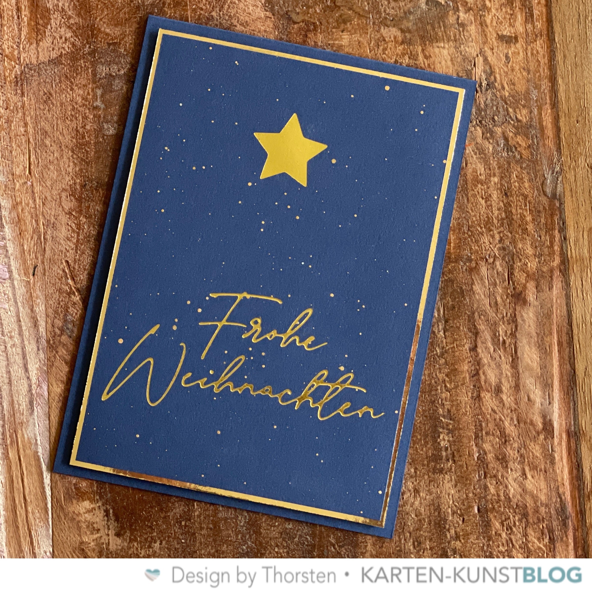 Karten-Kunst Hot Foil Plate kk-HF018 - Nested Stars