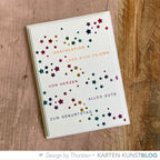 Karten-Kunst Hot Foil Plate kk-HF021 - Star Confetti