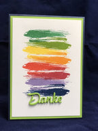 Karten-Kunst Stanzschablone kk-D003 - Große Texte Danke