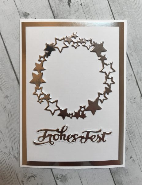 Karten-Kunst Stanzschablone kk-D073 - Star Wreath