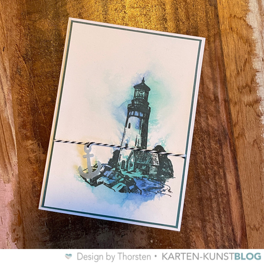 Karten-Kunst Clear Stamps KK-0244 - Leuchtturm Stempel maritim