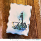 Karten-Kunst Clear Stamps KK-0244 - Leuchtturm Stempel maritim