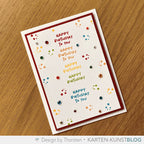 Karten-Kunst Clear Stamps KK-0259 - Viele kleine Geburtstags-Grüße