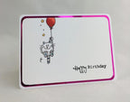 Karten-Kunst Clear Stamps KK-0077 - Viecher auf Ballonfahrt
