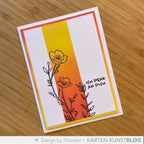Karten-Kunst Clear Stamps Groß KK-0257 - Delicate Plants / Zarte Blumen