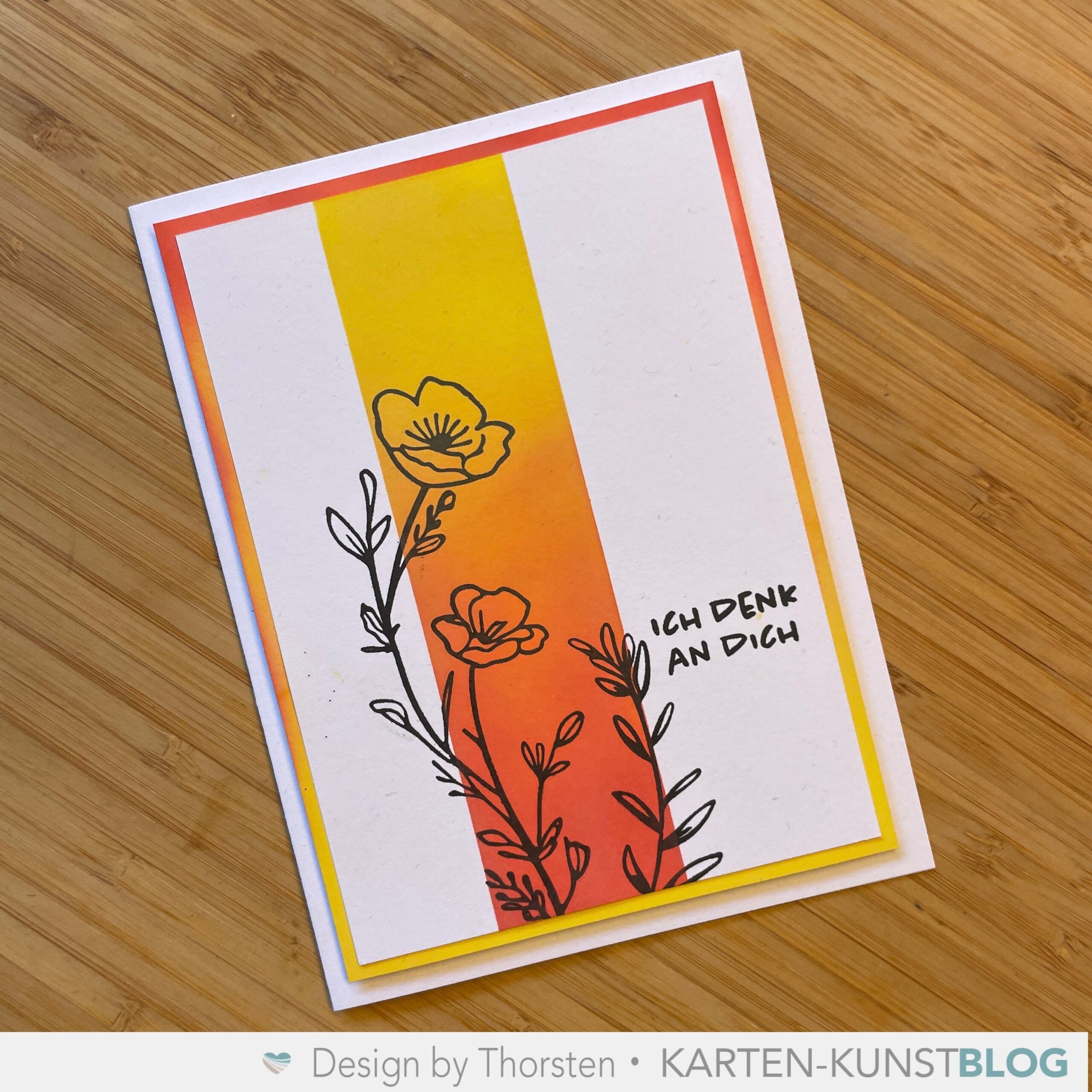 Karten-Kunst Clear Stamps Groß KK-0257 - Delicate Plants / Zarte Blumen