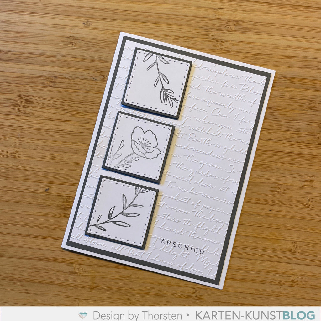 Karten-Kunst Clear Stamps Groß KK-0257 - Delicate Plants / Zarte Blumen