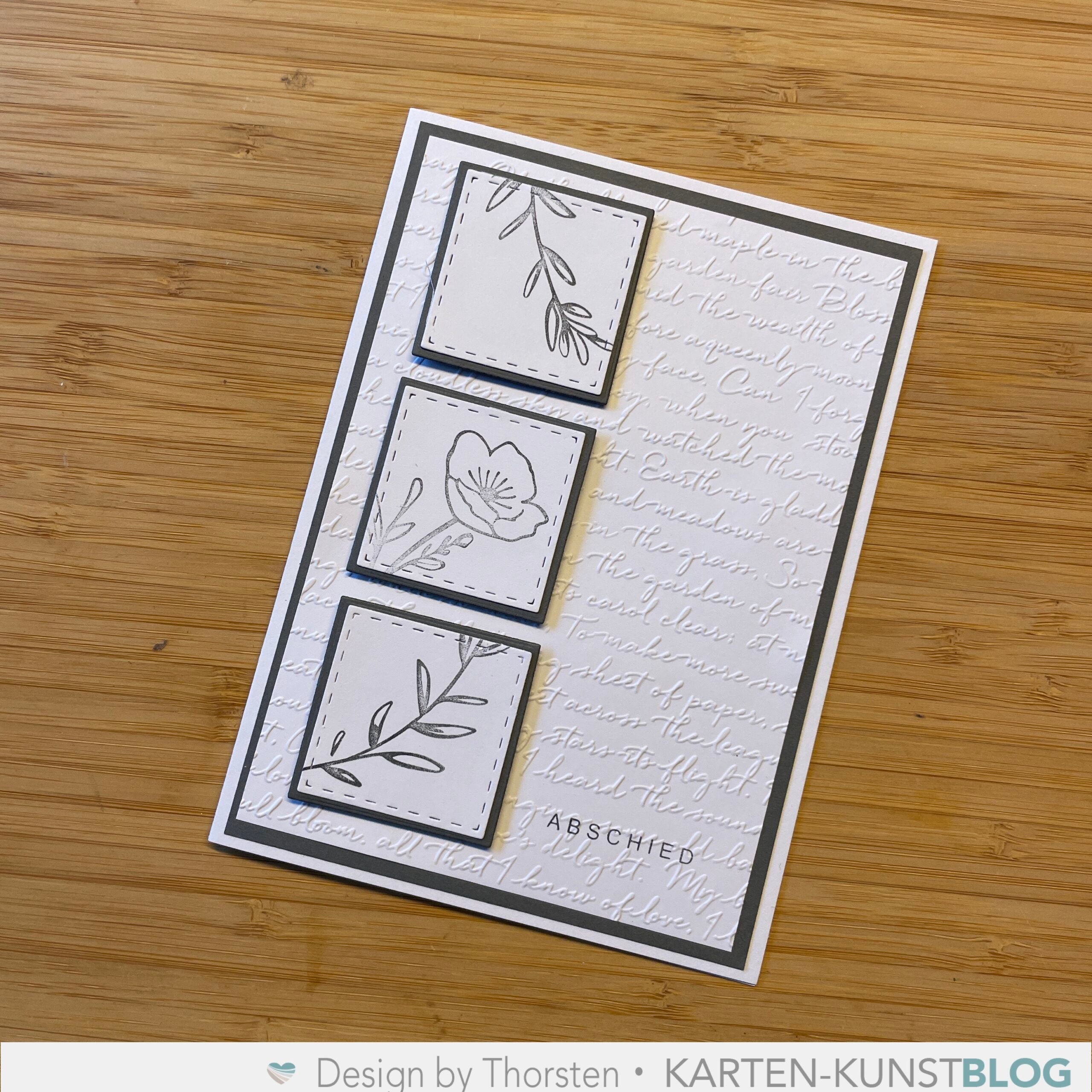 Karten-Kunst Clear Stamps Groß KK-0257 - Delicate Plants / Zarte Blumen