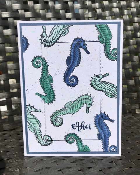 Karten-Kunst Clear Stamps KK-0136 - Kalligraphie am Meer - Sprüche-Stempel maritim