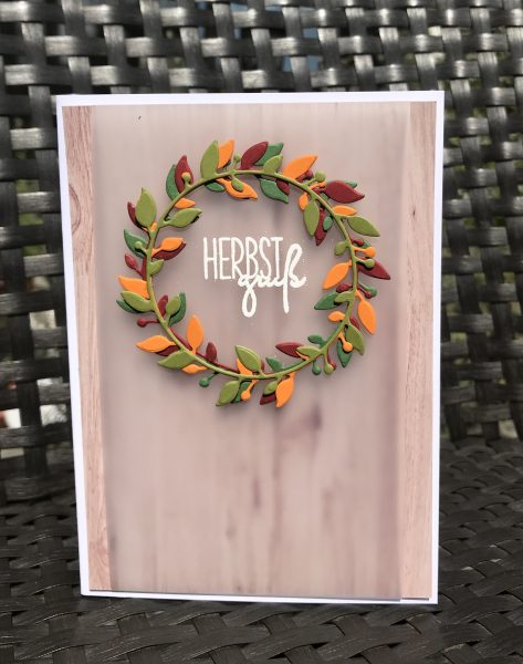Karten-Kunst Stanzschablone kk-D103 - Small Flower Wreath