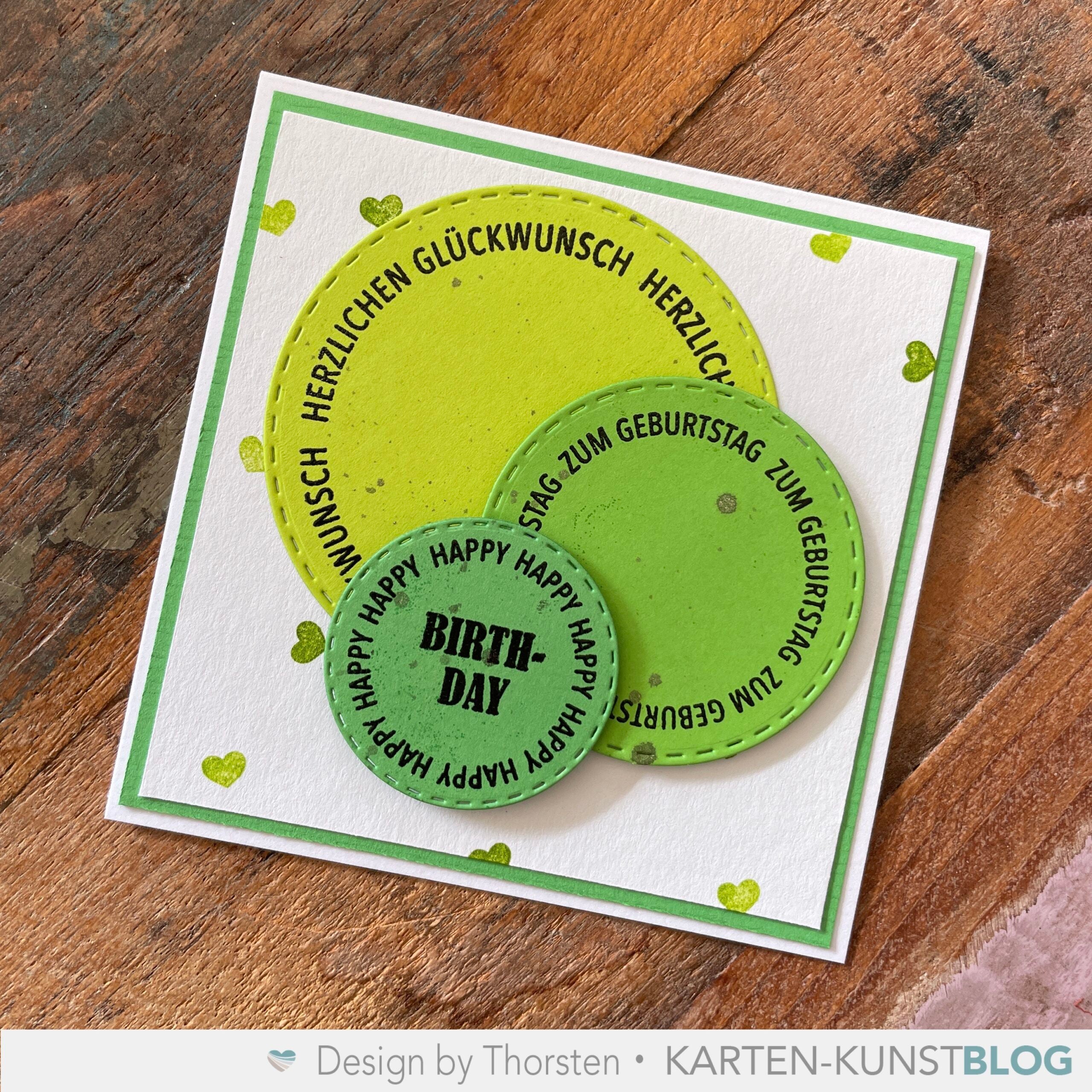 Karten-Kunst Clear Stamps KK-0264 - Kreistexte zum Geburtstag