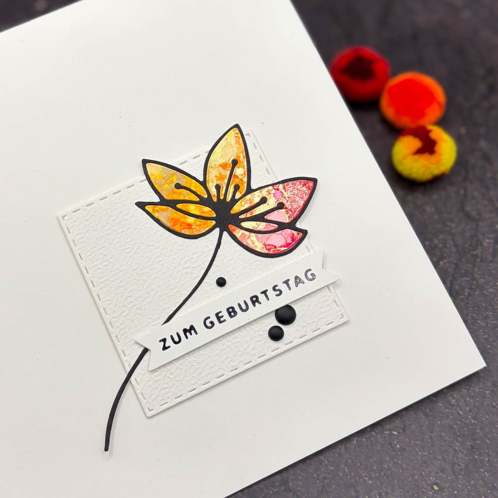 Karten-Kunst Hot Foil Plate kk-HF031 - Mini Worte zu Anlässen