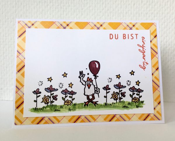 Karten-Kunst Clear Stamps KK-0012 - Du bist...