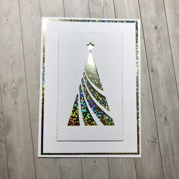Karten-Kunst Stanzschablone kk-D129 - Wavy Tree