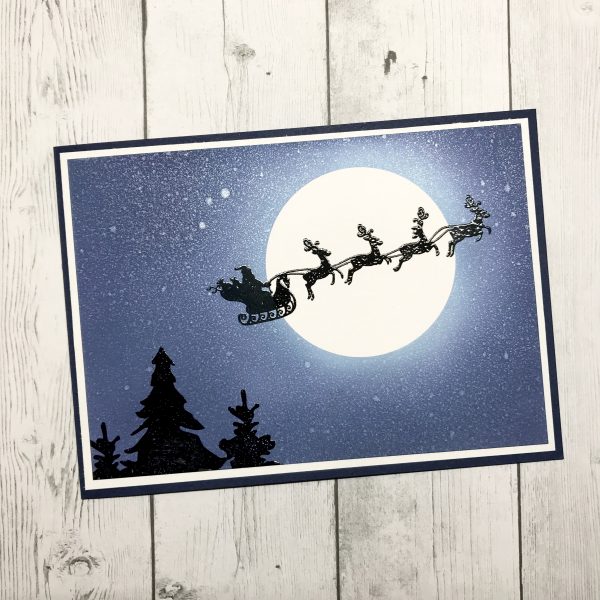 Karten-Kunst Clear Stamps KK-0171 - Santa Silhouette