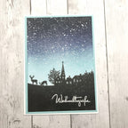 Karten-Kunst Clear Stamps KK-0172 - Skyline Winter Village