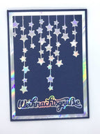 Karten-Kunst Stanzschablone kk-D125 - Nyala Script Weihnachtsgrüße