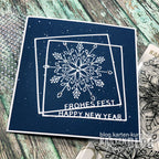 Karten-Kunst Clear Stamps Groß KK-0206 - Riesige Schneeflocken