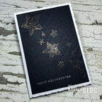 Karten-Kunst Hot Foil Plate kk-HF010 - Mini Worte zu Weihnachten