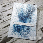 Karten-Kunst Hot Foil Plate kk-HF003 - Mini Worte zum Geburtstag