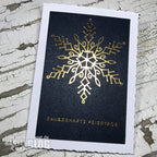 Karten-Kunst Hot Foil Plate kk-HF008 - Snowflake