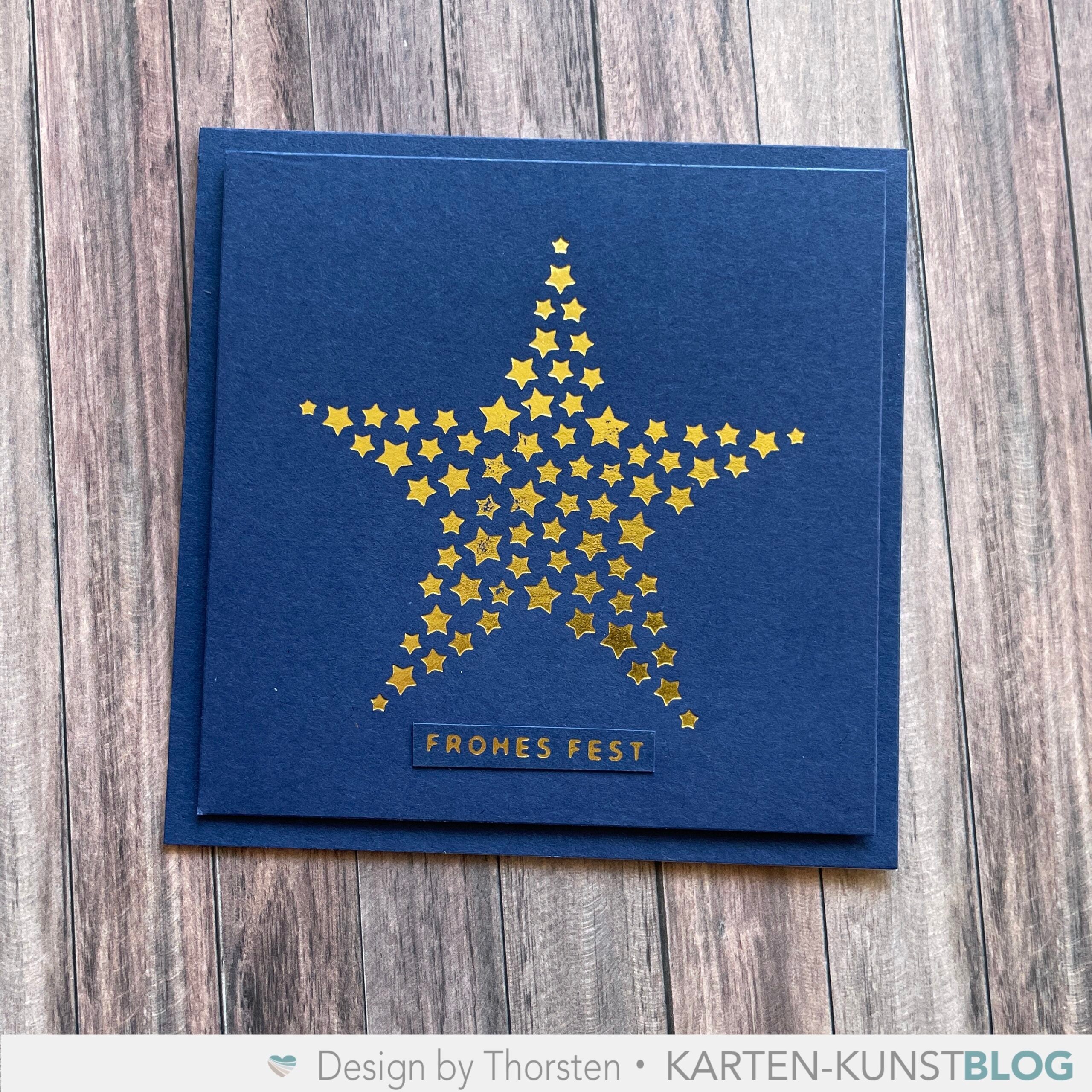 Karten-Kunst Hot Foil Plate kk-HF033 - Star of Stars