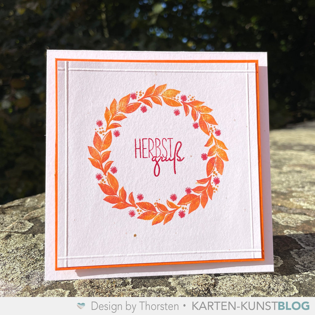 Karten-Kunst Clear Stamps KK-0267 - Circulus Blätterkranz