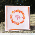Karten-Kunst Clear Stamps KK-0267 - Circulus Blätterkranz