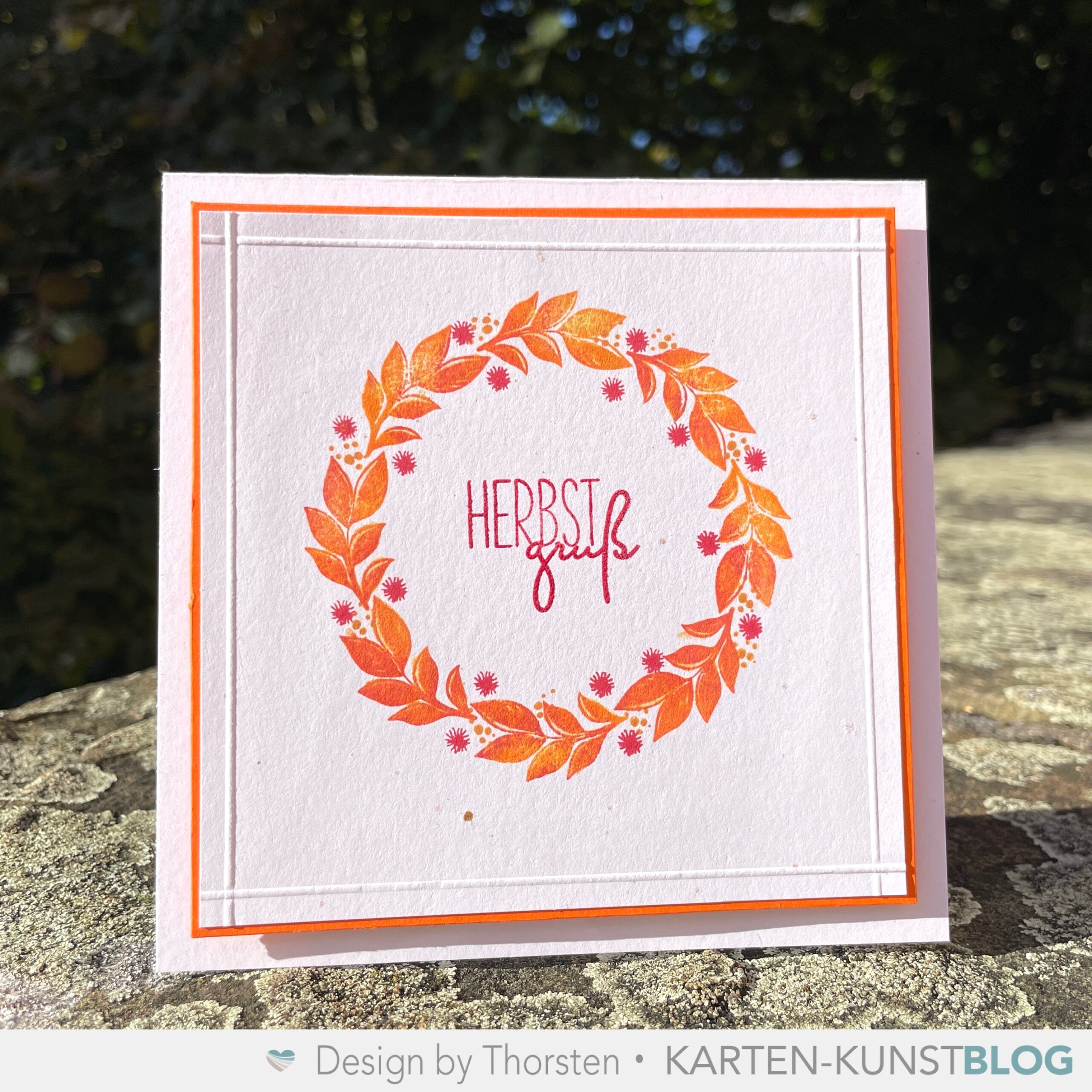 Karten-Kunst Clear Stamps KK-0267 - Circulus Blätterkranz