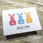 Karten-Kunst Stanzschablone kk-D086 - Easter Bunny / Osterhase