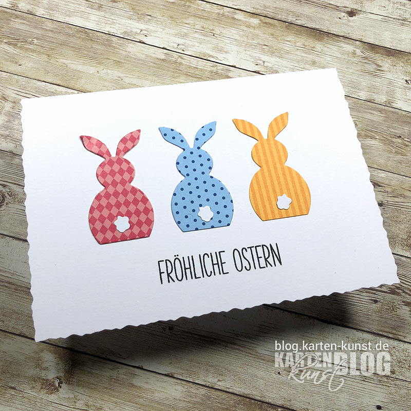 Karten-Kunst Stanzschablone kk-D086 - Easter Bunny / Osterhase