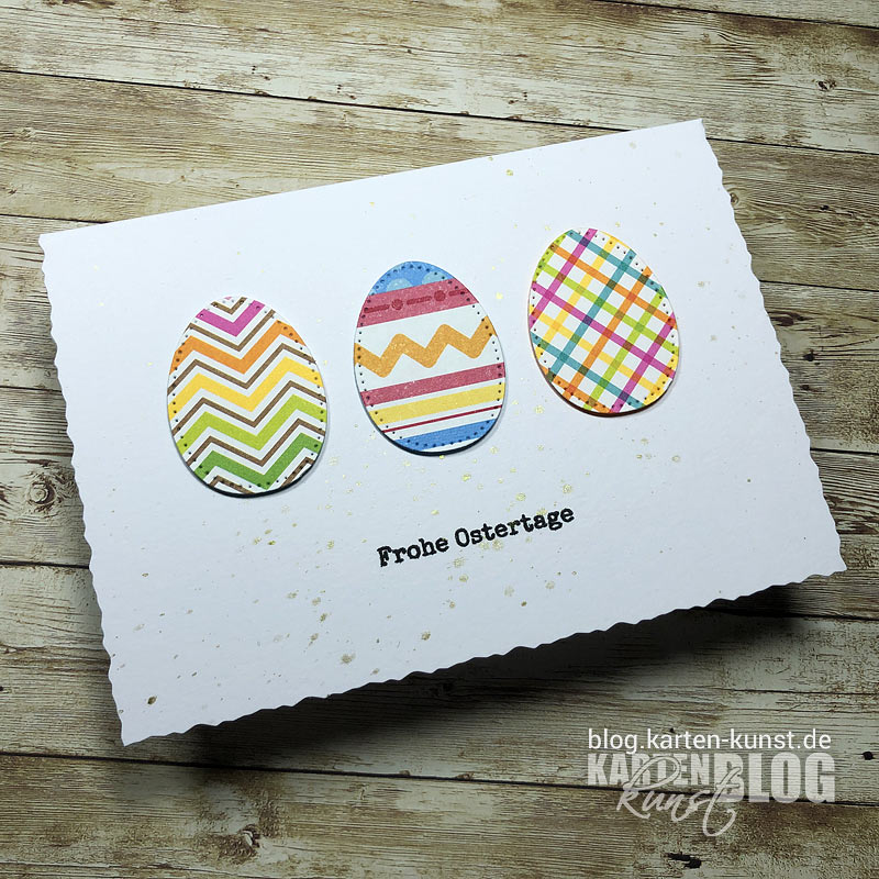 Karten-Kunst Stanzschablone kk-D138 - Mini Pierced Easter Eggs / Gepunktete Ostereier