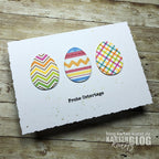 Karten-Kunst Stanzschablone kk-D138 - Mini Pierced Easter Eggs / Gepunktete Ostereier