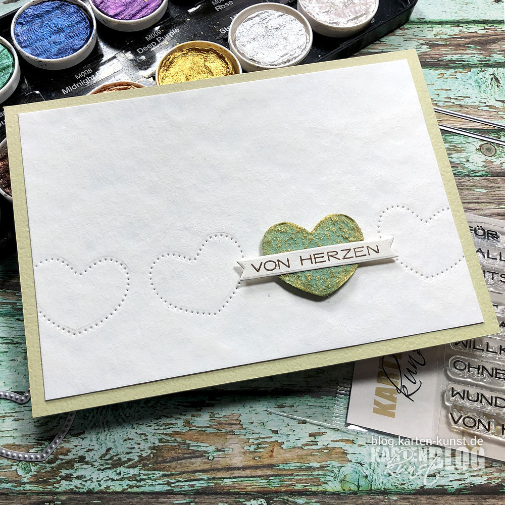 Karten-Kunst Clear Stamps KK-0232 - Textrahmen-Worte