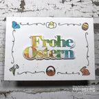 Karten-Kunst Stanzschablone kk-D193 - Das rockt Frohe Ostern