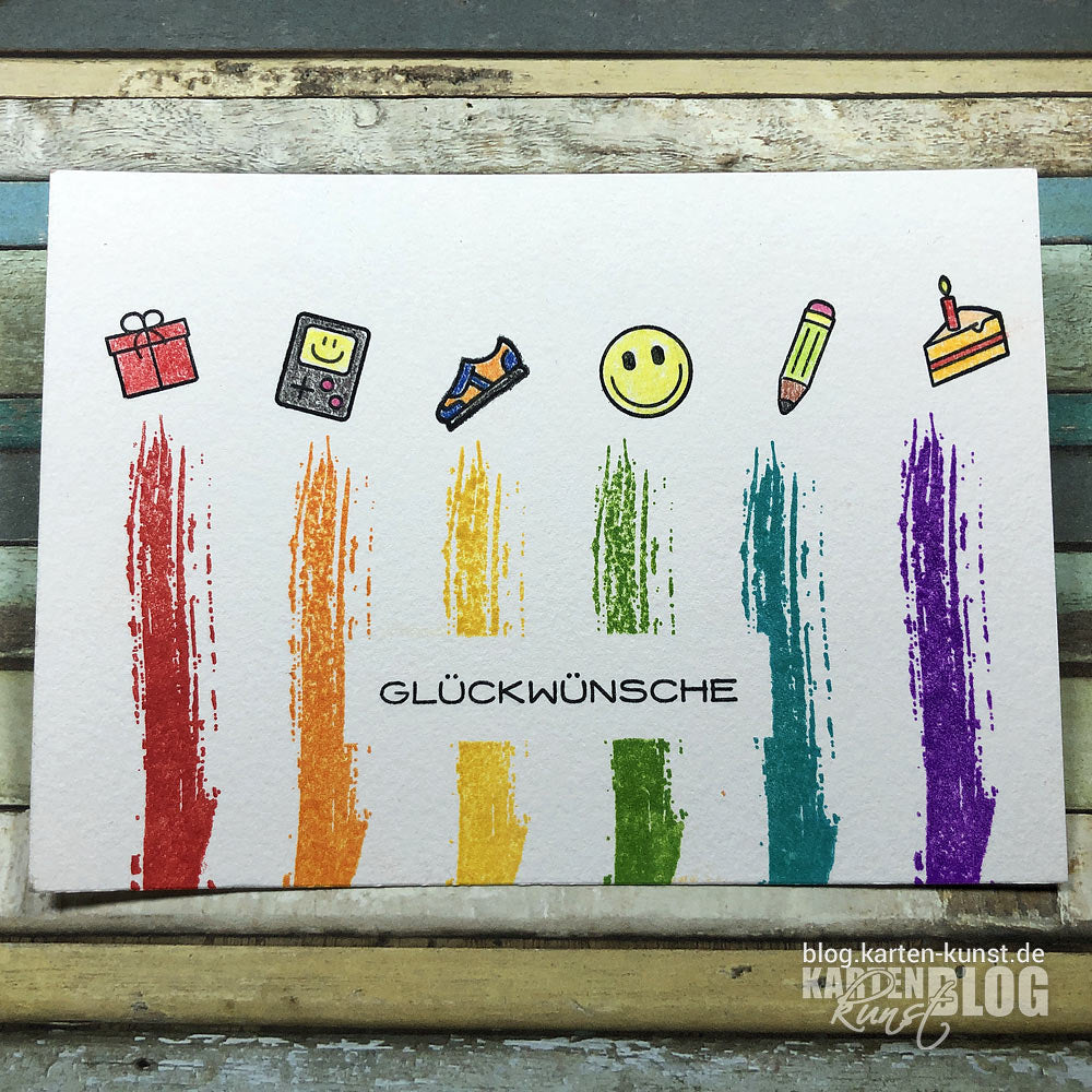 Karten-Kunst Clear Stamps KK-0086 - Splatters Create