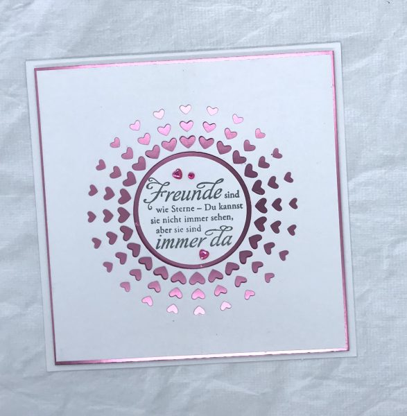 Karten-Kunst Clear Stamps KK-0132 - Weise Worte für Freunde