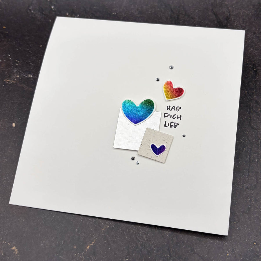 Karten-Kunst Clear Stamps KK-0262 - Viele kleine liebe Grüße