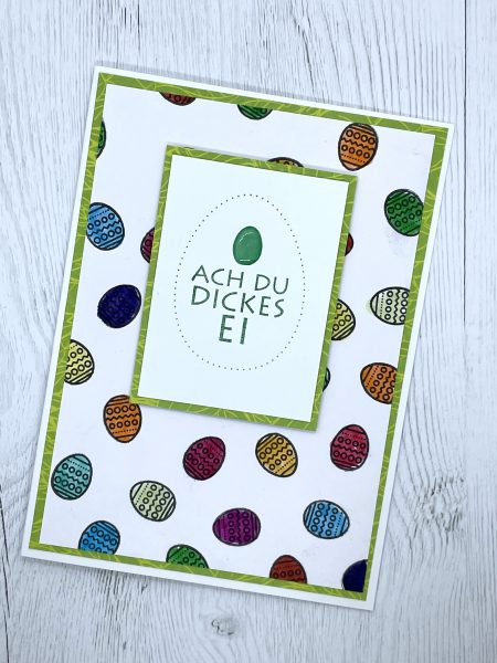 Karten-Kunst Stanzschablone kk-D138 - Mini Pierced Easter Eggs / Gepunktete Ostereier