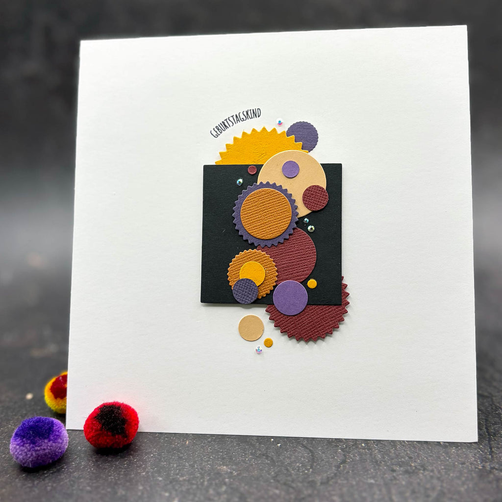 Karten-Kunst Stanzschablone kk-D202 - Kreise 1/8 Inch Circles