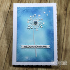 Karten-Kunst Stanzschablone kk-D052 - Dandelion Hearts